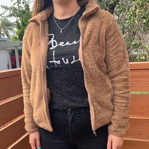 Fuzzy Uniqlo Jacket
